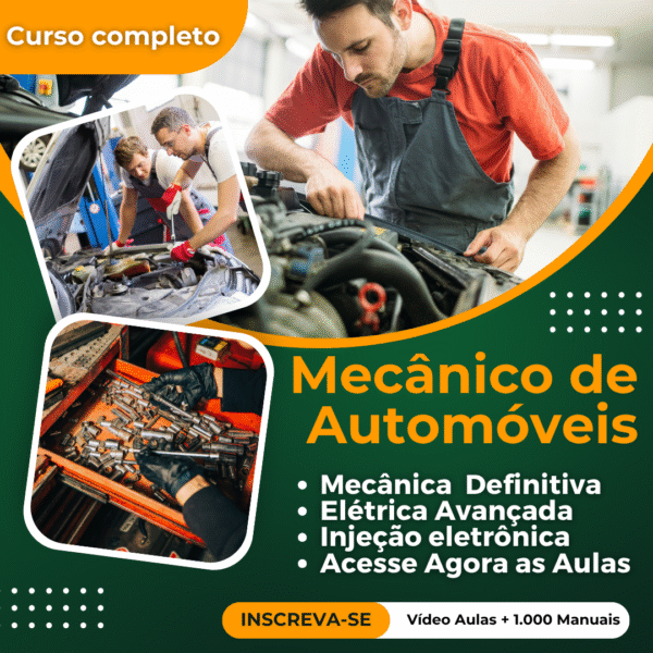 MECÂNICO DE AUTOMÓVEIS + INJEÇÃO  + GNV