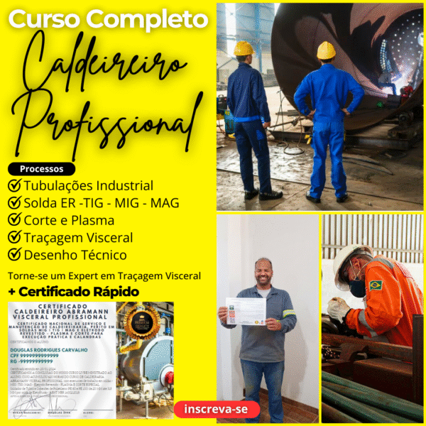 CURSO CALDEIRARIA + TRAÇADOR
