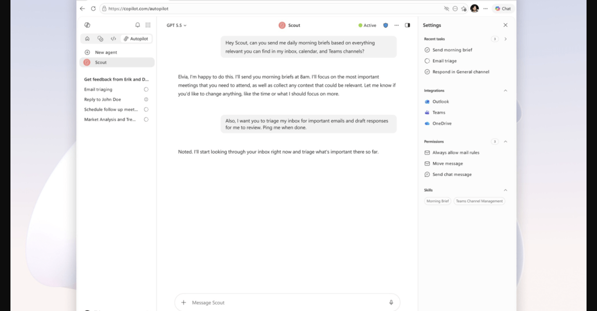 Microsoft Scout: O novo assistente de IA que vai organizar sua empresa